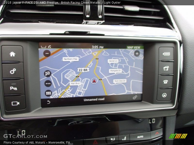 Navigation of 2018 F-PACE 25t AWD Prestige