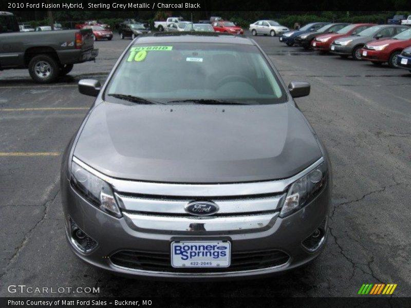 Sterling Grey Metallic / Charcoal Black 2010 Ford Fusion Hybrid