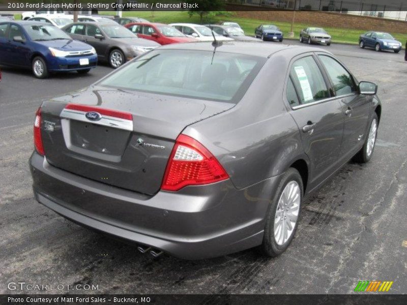 Sterling Grey Metallic / Charcoal Black 2010 Ford Fusion Hybrid