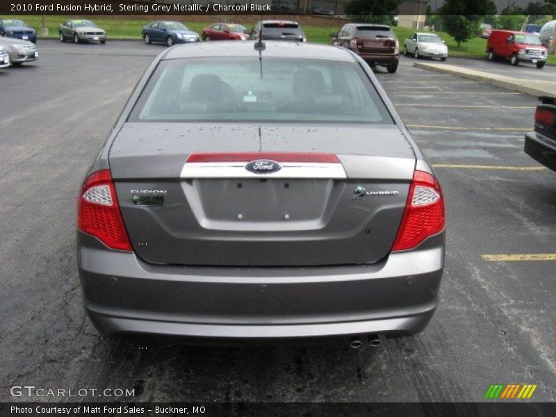 Sterling Grey Metallic / Charcoal Black 2010 Ford Fusion Hybrid