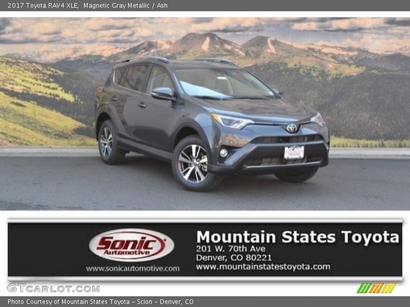 Magnetic Gray Metallic / Ash 2017 Toyota RAV4 XLE
