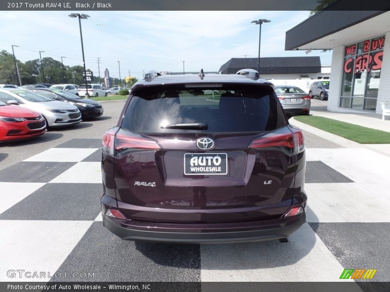 Black / Black 2017 Toyota RAV4 LE