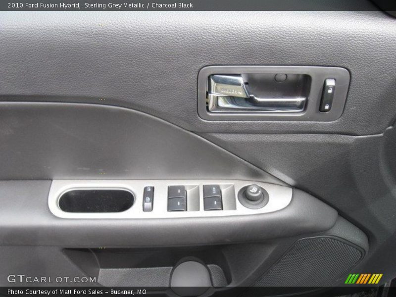 Sterling Grey Metallic / Charcoal Black 2010 Ford Fusion Hybrid