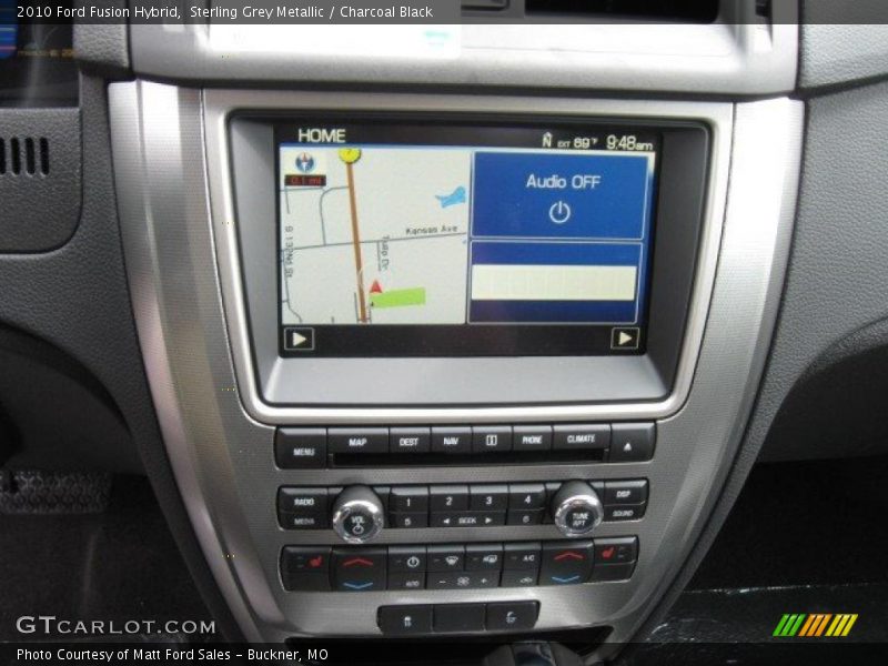 Sterling Grey Metallic / Charcoal Black 2010 Ford Fusion Hybrid