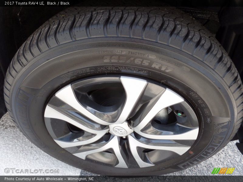 Black / Black 2017 Toyota RAV4 LE