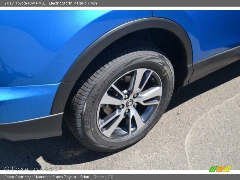 Electric Storm Metallic / Ash 2017 Toyota RAV4 XLE