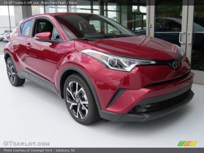 Ruby Flare Pearl / Black 2018 Toyota C-HR XLE