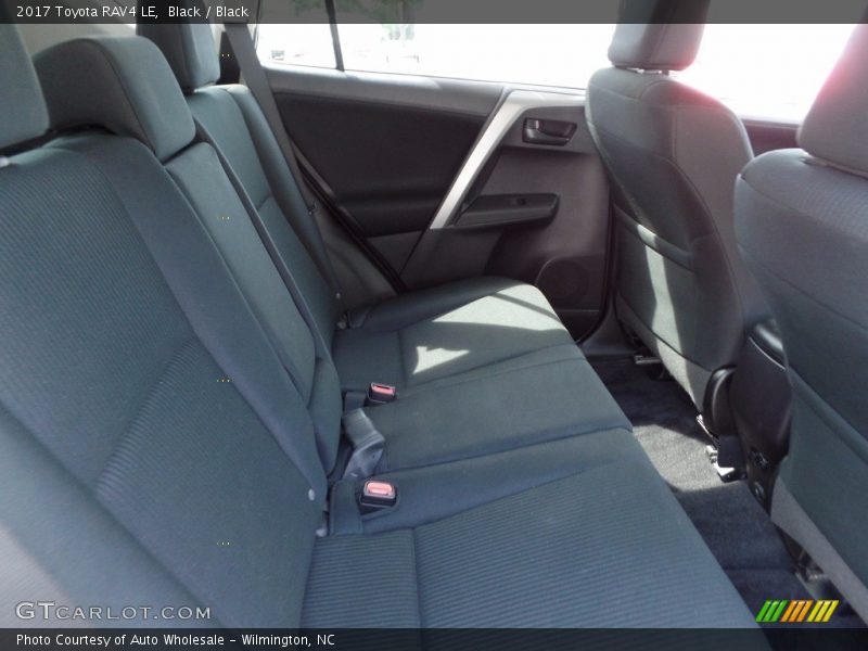 Black / Black 2017 Toyota RAV4 LE