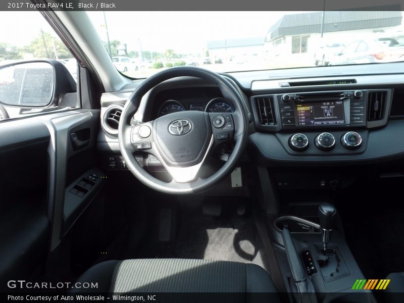 Black / Black 2017 Toyota RAV4 LE