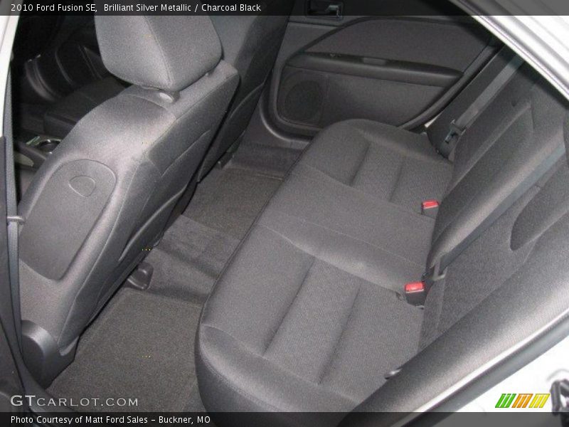 Brilliant Silver Metallic / Charcoal Black 2010 Ford Fusion SE