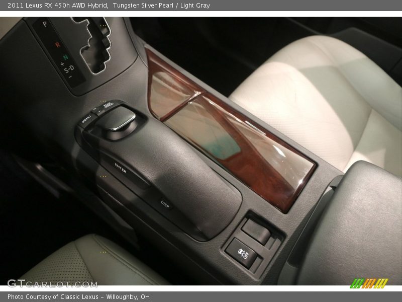 Tungsten Silver Pearl / Light Gray 2011 Lexus RX 450h AWD Hybrid