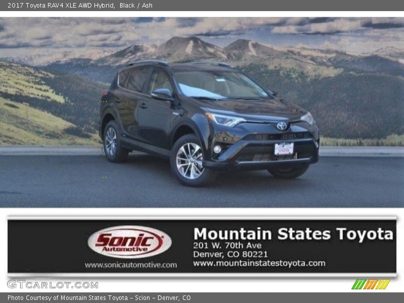 Black / Ash 2017 Toyota RAV4 XLE AWD Hybrid