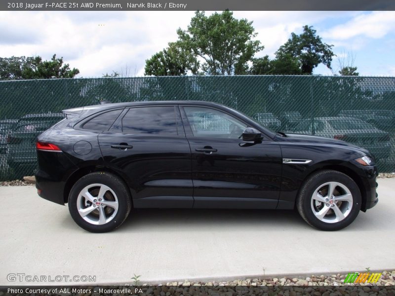 Narvik Black / Ebony 2018 Jaguar F-PACE 25t AWD Premium