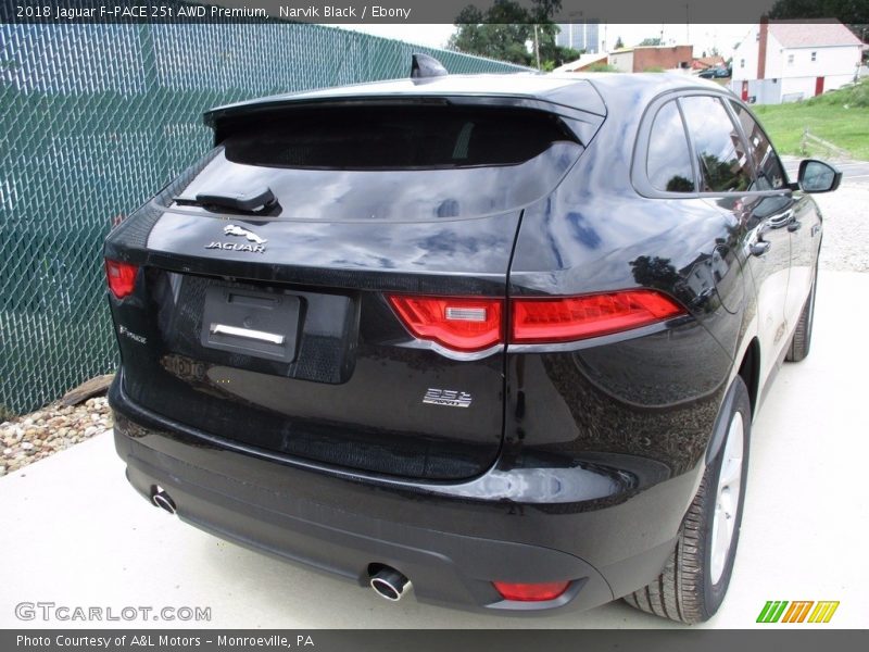 Narvik Black / Ebony 2018 Jaguar F-PACE 25t AWD Premium