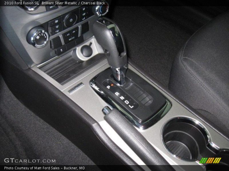 Brilliant Silver Metallic / Charcoal Black 2010 Ford Fusion SE