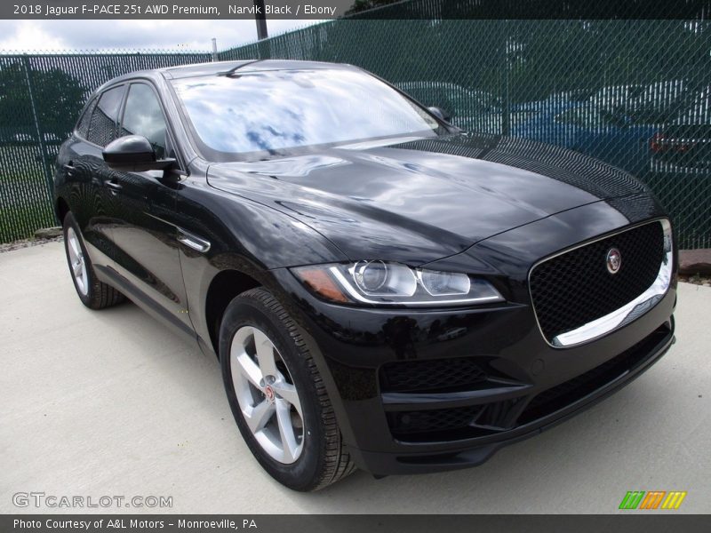 Narvik Black / Ebony 2018 Jaguar F-PACE 25t AWD Premium