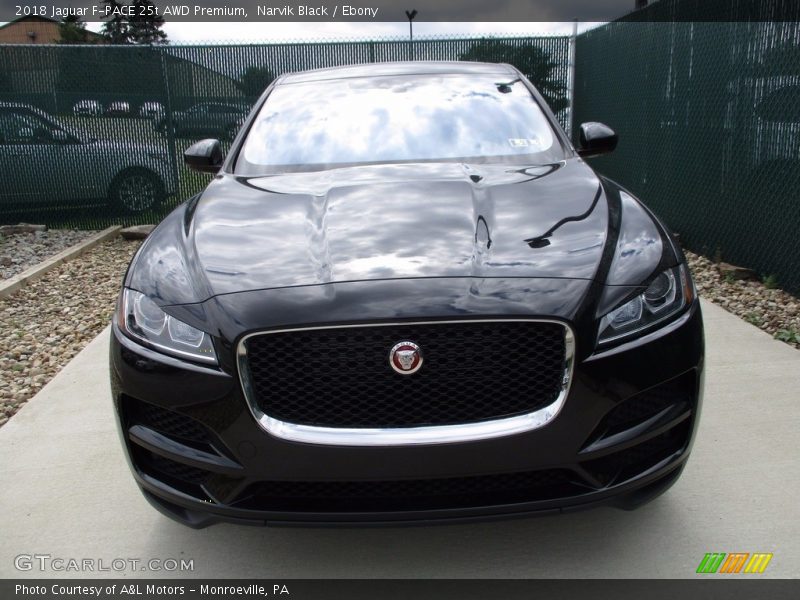 Narvik Black / Ebony 2018 Jaguar F-PACE 25t AWD Premium