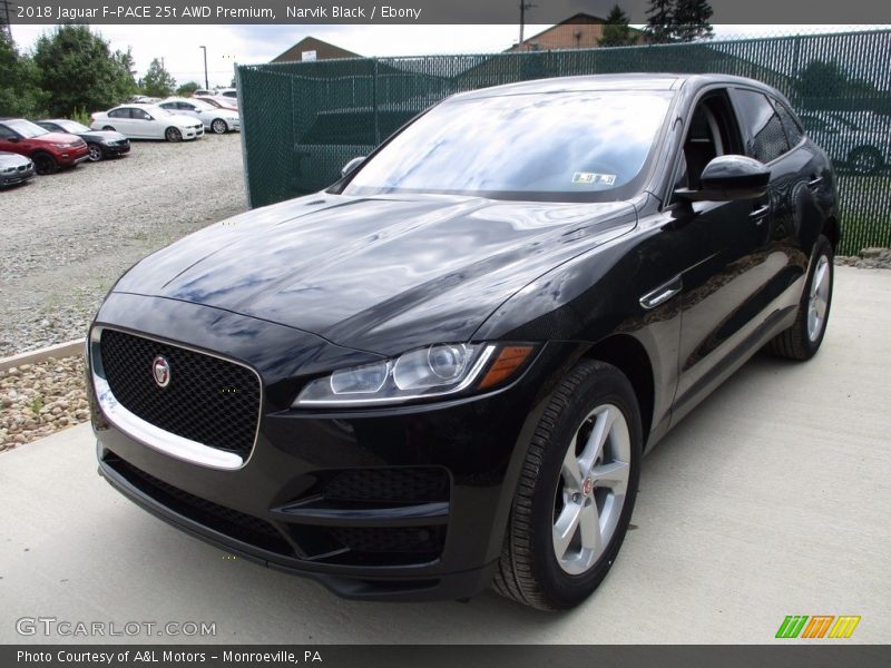 Narvik Black / Ebony 2018 Jaguar F-PACE 25t AWD Premium