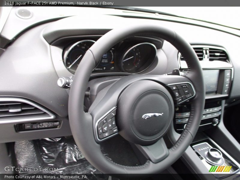 Narvik Black / Ebony 2018 Jaguar F-PACE 25t AWD Premium