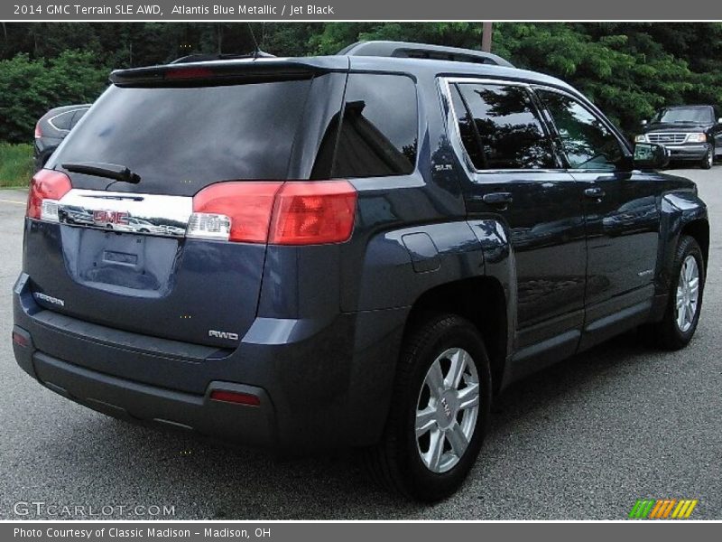 Atlantis Blue Metallic / Jet Black 2014 GMC Terrain SLE AWD