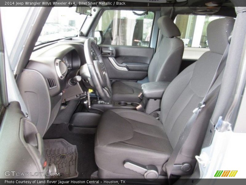 Billet Silver Metallic / Black 2014 Jeep Wrangler Willys Wheeler 4x4