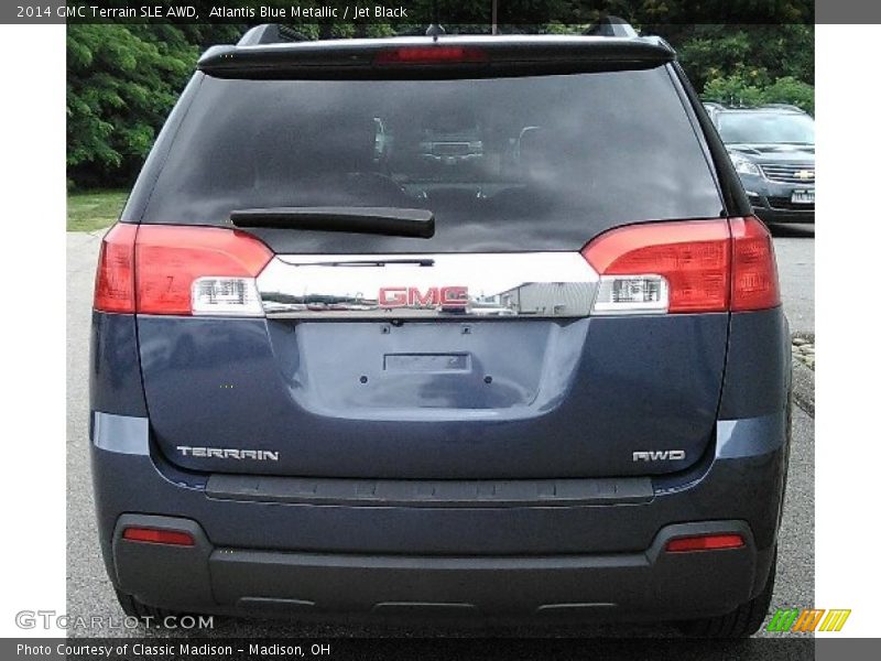 Atlantis Blue Metallic / Jet Black 2014 GMC Terrain SLE AWD