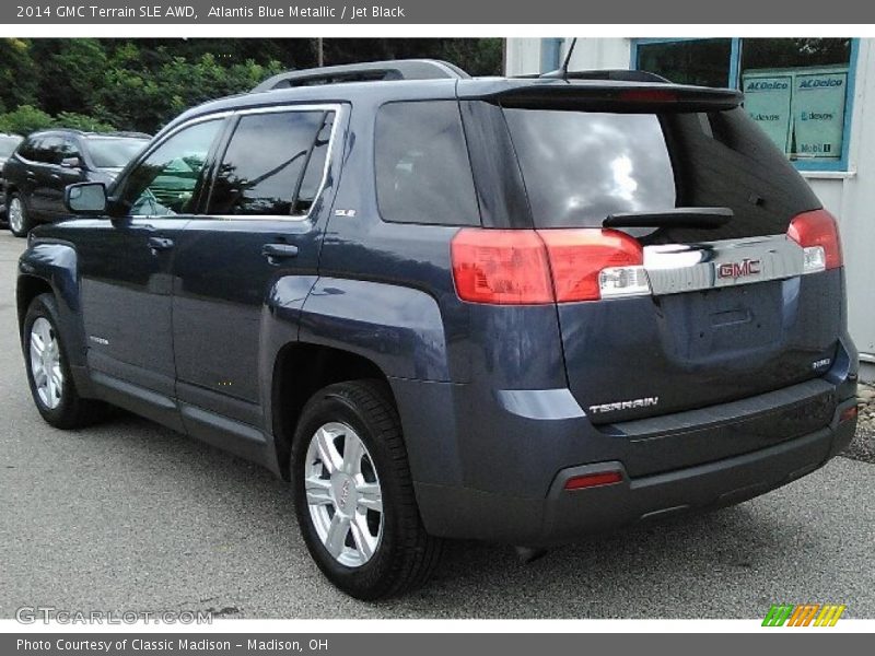 Atlantis Blue Metallic / Jet Black 2014 GMC Terrain SLE AWD
