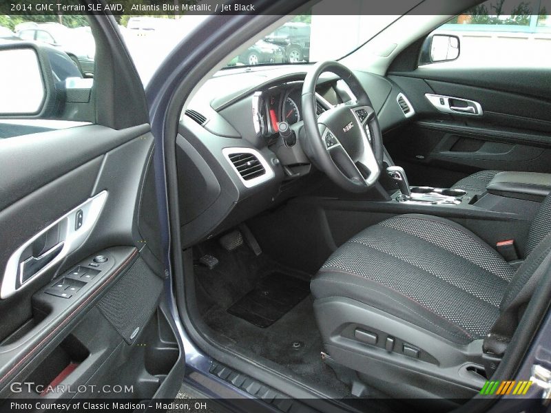 Atlantis Blue Metallic / Jet Black 2014 GMC Terrain SLE AWD