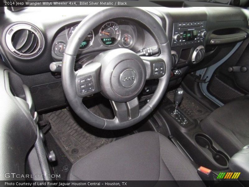 Billet Silver Metallic / Black 2014 Jeep Wrangler Willys Wheeler 4x4