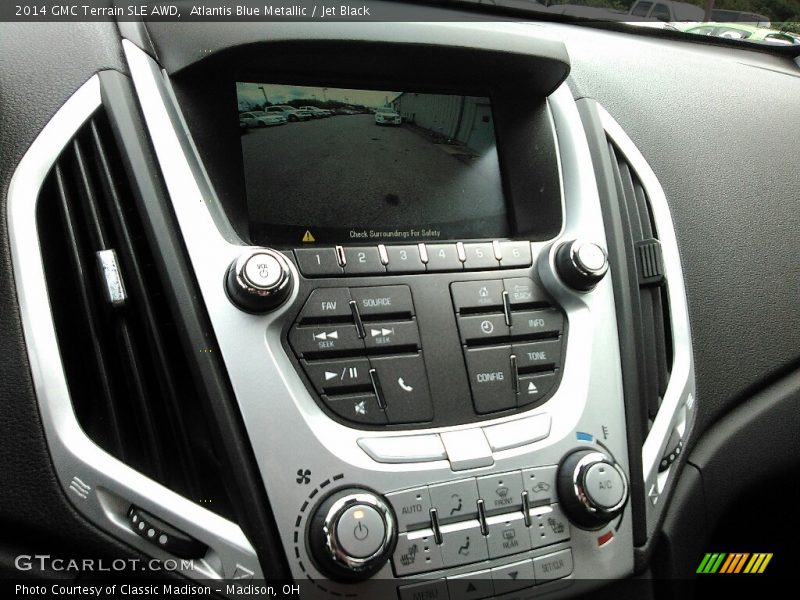 Atlantis Blue Metallic / Jet Black 2014 GMC Terrain SLE AWD