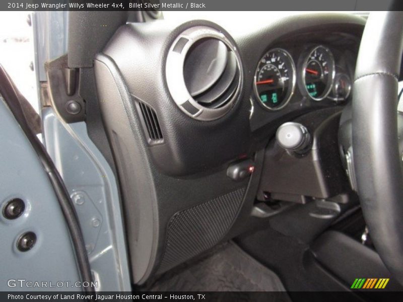 Billet Silver Metallic / Black 2014 Jeep Wrangler Willys Wheeler 4x4