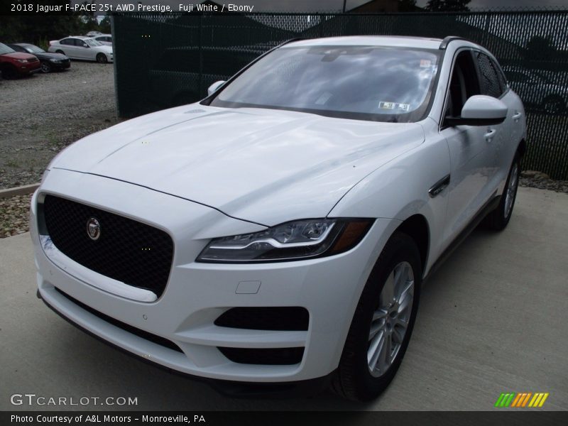 Fuji White / Ebony 2018 Jaguar F-PACE 25t AWD Prestige
