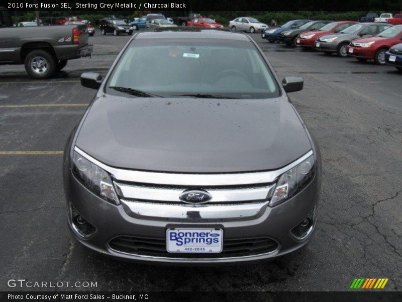 Sterling Grey Metallic / Charcoal Black 2010 Ford Fusion SEL