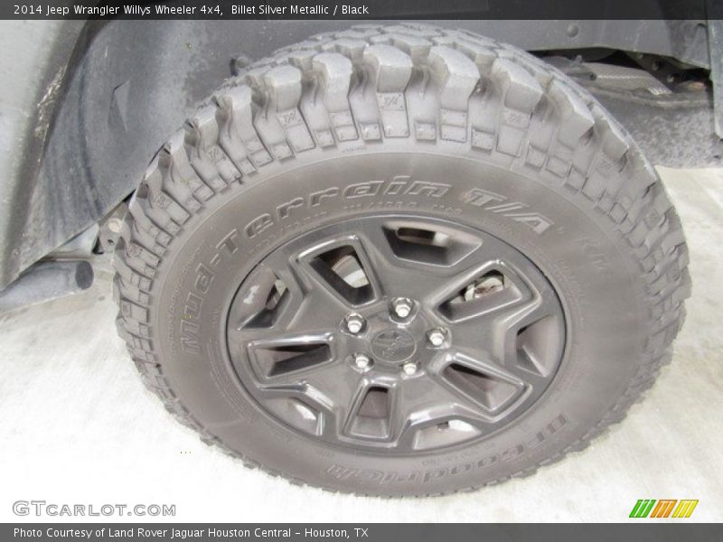 Billet Silver Metallic / Black 2014 Jeep Wrangler Willys Wheeler 4x4