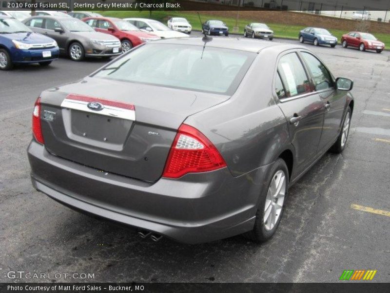 Sterling Grey Metallic / Charcoal Black 2010 Ford Fusion SEL