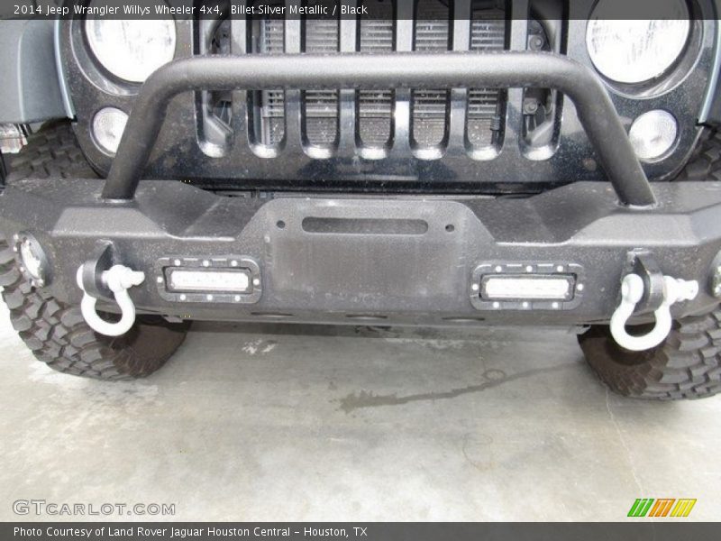 Billet Silver Metallic / Black 2014 Jeep Wrangler Willys Wheeler 4x4