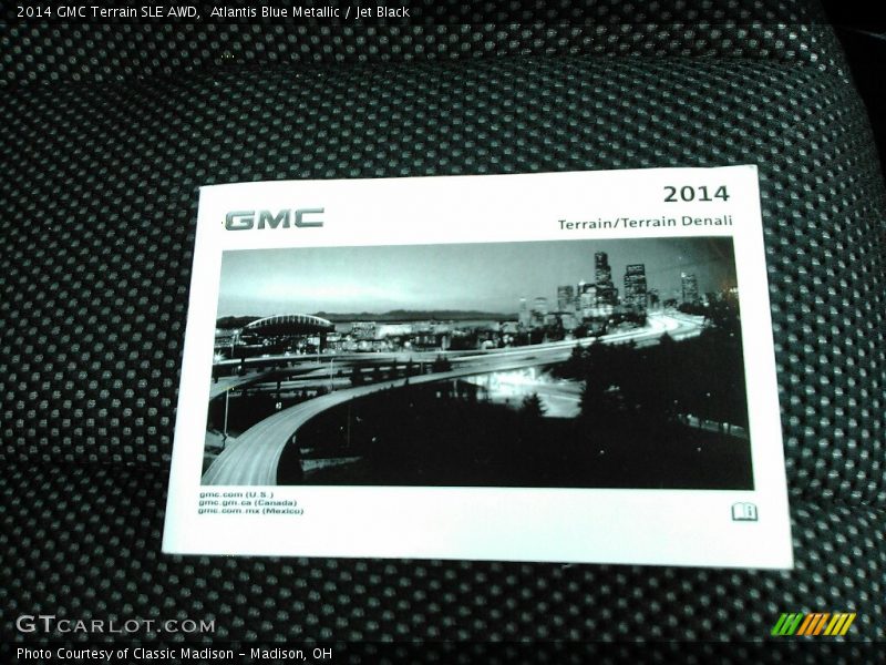Atlantis Blue Metallic / Jet Black 2014 GMC Terrain SLE AWD