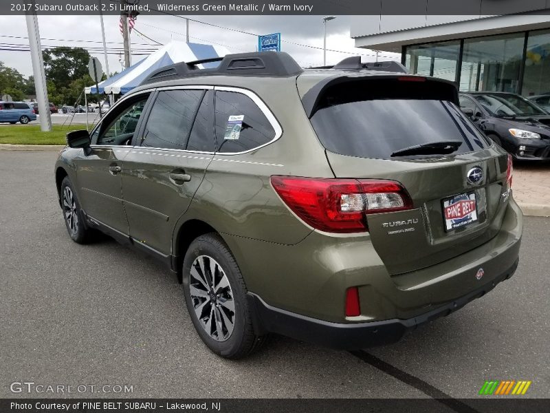 Wilderness Green Metallic / Warm Ivory 2017 Subaru Outback 2.5i Limited