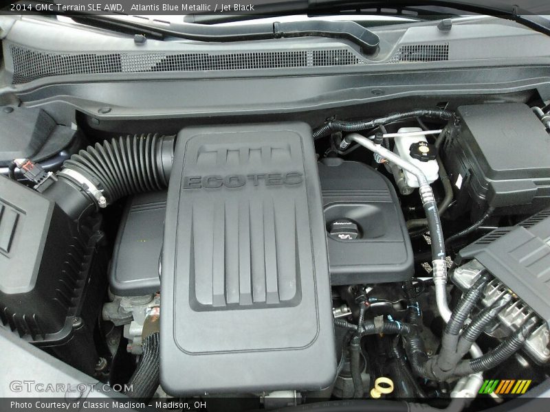 Atlantis Blue Metallic / Jet Black 2014 GMC Terrain SLE AWD