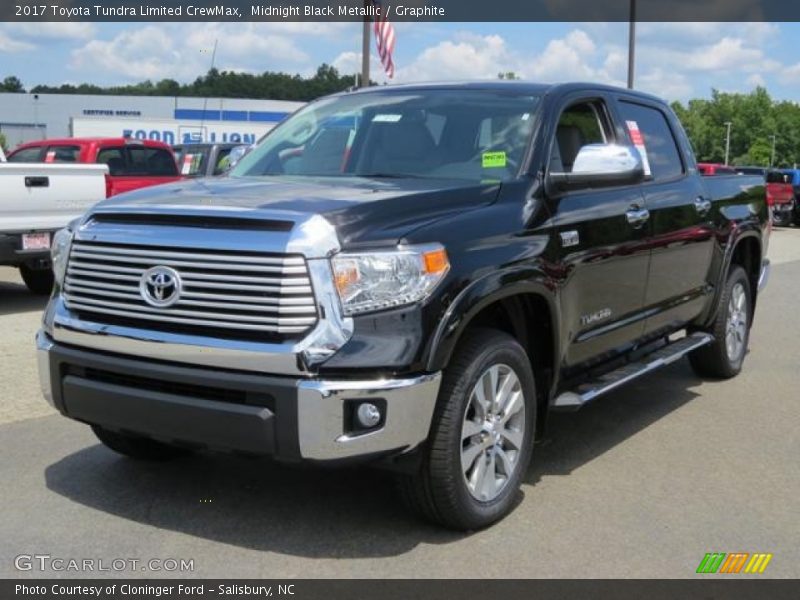 Midnight Black Metallic / Graphite 2017 Toyota Tundra Limited CrewMax