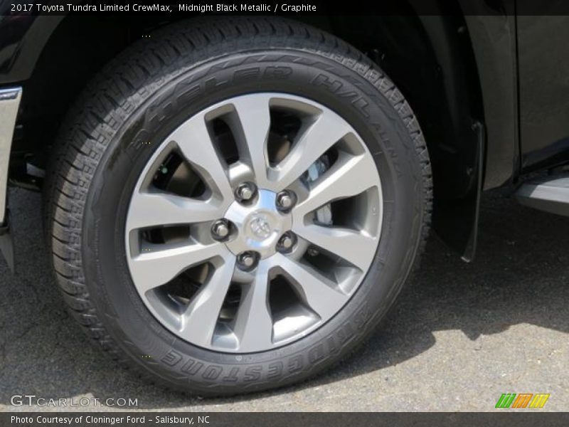 Midnight Black Metallic / Graphite 2017 Toyota Tundra Limited CrewMax