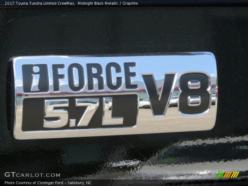 Midnight Black Metallic / Graphite 2017 Toyota Tundra Limited CrewMax