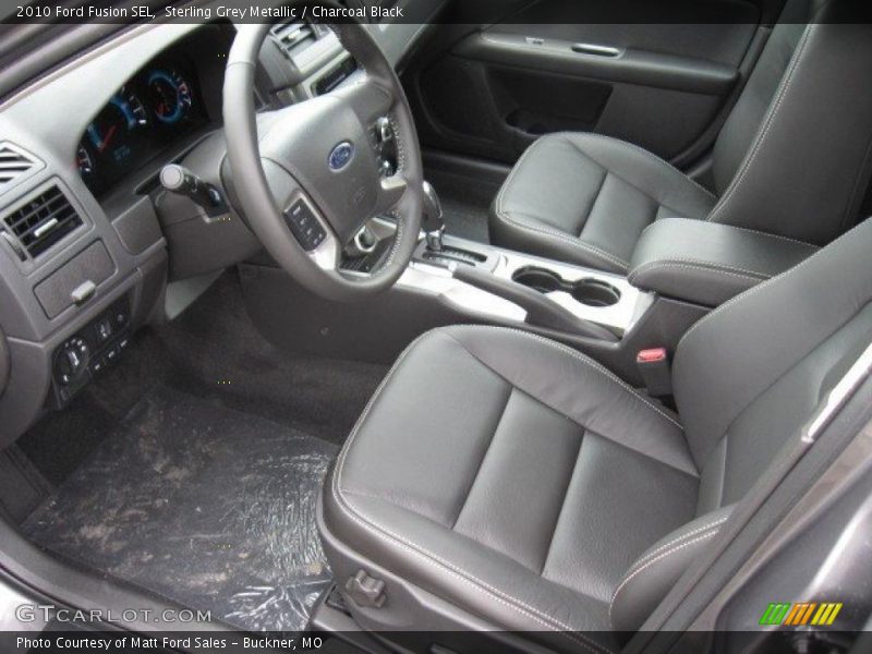 Sterling Grey Metallic / Charcoal Black 2010 Ford Fusion SEL