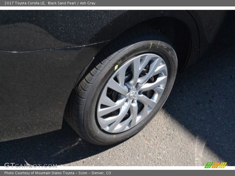 Black Sand Pearl / Ash Gray 2017 Toyota Corolla LE