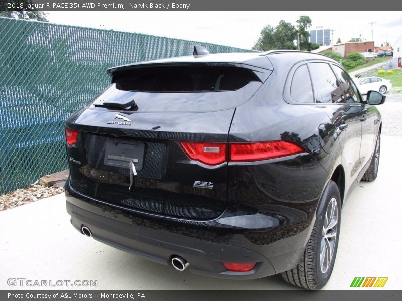 Narvik Black / Ebony 2018 Jaguar F-PACE 35t AWD Premium