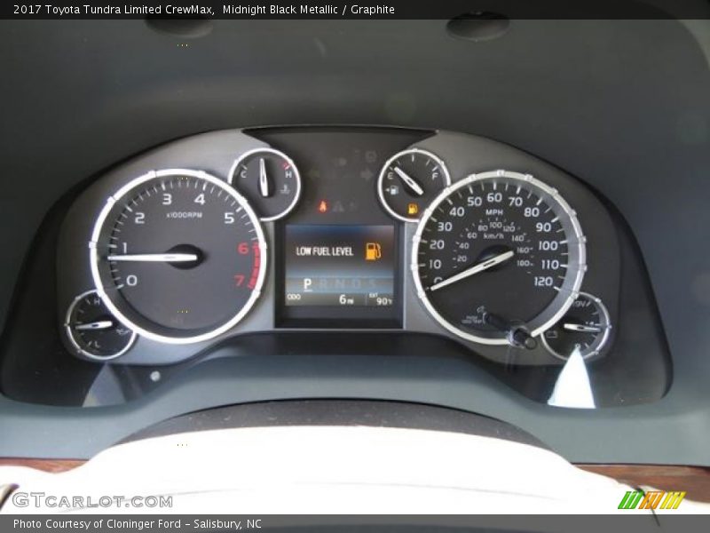 Midnight Black Metallic / Graphite 2017 Toyota Tundra Limited CrewMax