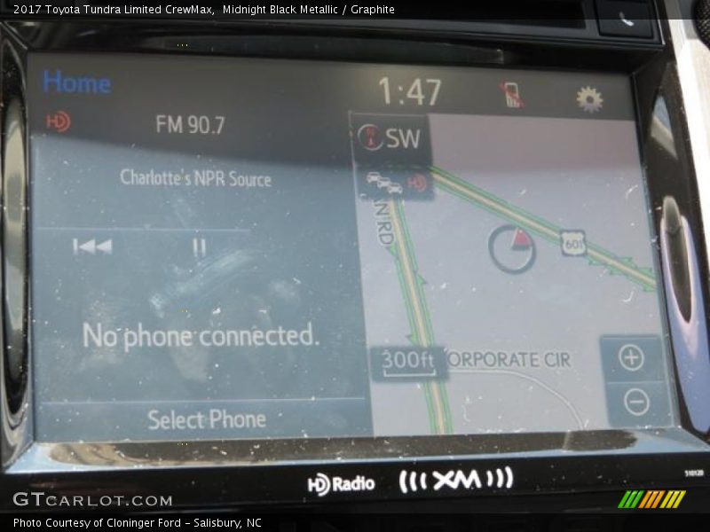 Midnight Black Metallic / Graphite 2017 Toyota Tundra Limited CrewMax