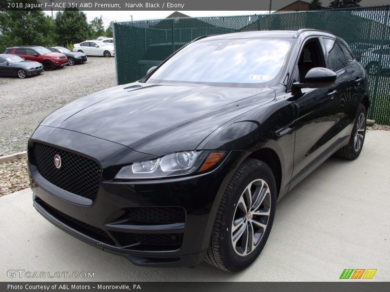 Narvik Black / Ebony 2018 Jaguar F-PACE 35t AWD Premium