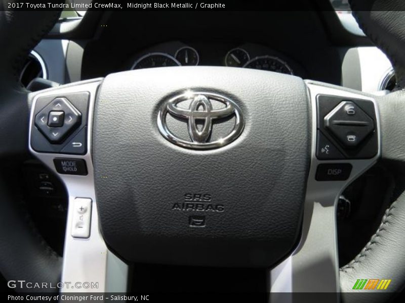 Midnight Black Metallic / Graphite 2017 Toyota Tundra Limited CrewMax