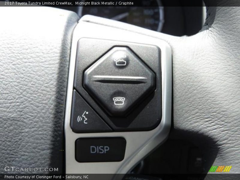 Midnight Black Metallic / Graphite 2017 Toyota Tundra Limited CrewMax